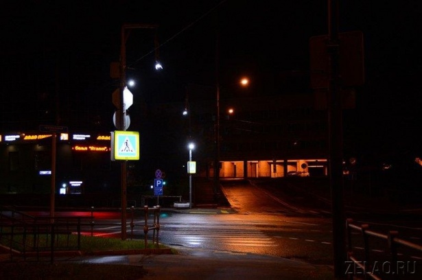 В Зеленограде появится дополнительная подсветка на пешеходных переходах