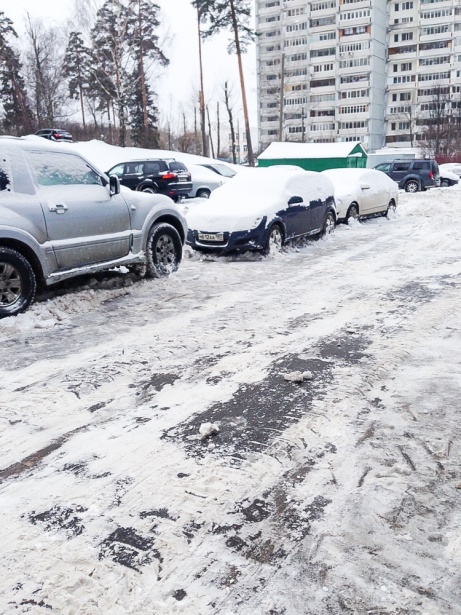 Автовладельцев Силино просят не мешать уборке снега