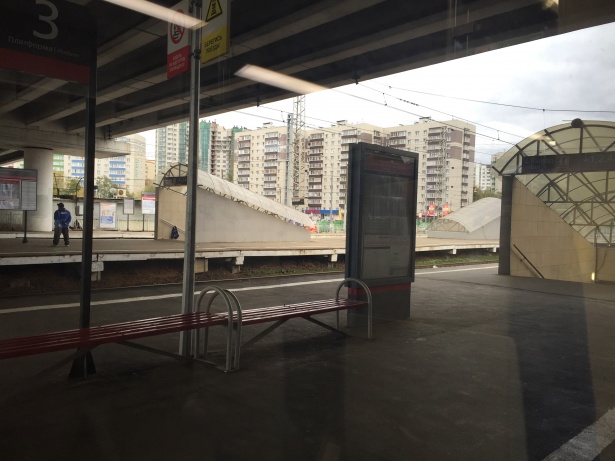 На платформах станции Крюково собираются установить навесы для пассажиров