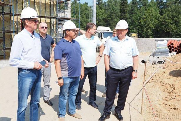 Префект Зеленограда проинспектировал ход работ по реконструкции станции Крюково