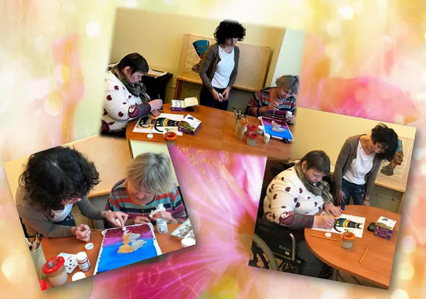 Воспитанники ГБУ «Ремесла» изучают искусство росписи по ткани