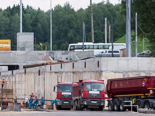 В ночь на 25 августа будет пущено движение по тоннелю между Панфиловским проспектом и Льяловским шоссе на 40-м км Ленинградского шоссе