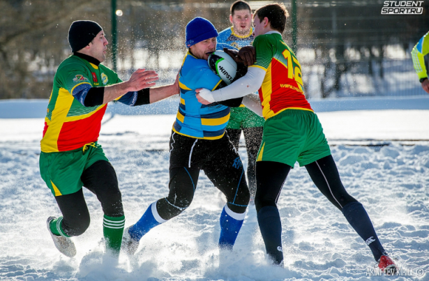 В Зеленограде состоялся спортивный фестиваль «Снежное регби – 2017»