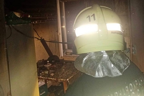 На пожаре в зеленоградском корпусе 914 пострадал мужчина