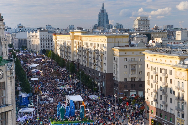 Праздничные мероприятия в День города в столице посетили 11,5 млн. человек