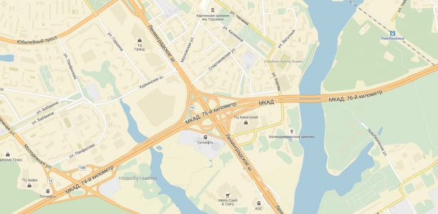 Яндекс назвал Ленинградское шоссе самым аварийно-опасным