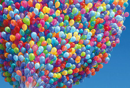 Торт из воздушных шариков запустят в небо в День города