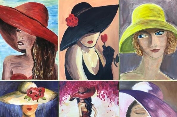 Накануне праздника в ГБУ «Энергия» состоялся мастер-класс по живописи «Девушка в шляпе»