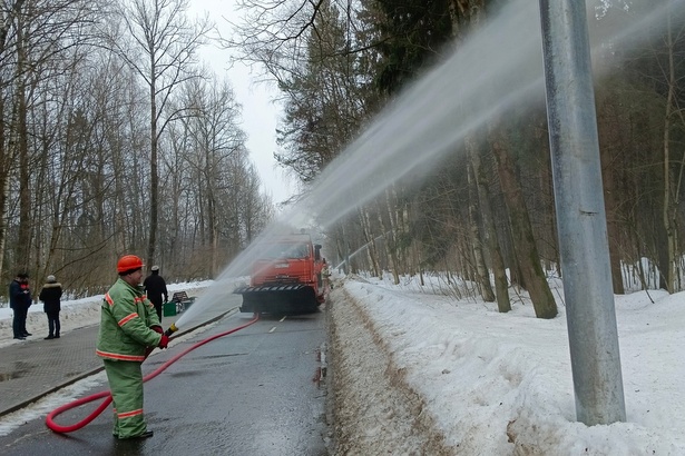 В Зеленограде состоялась тренировка сводного отряда по тушению природных пожаров