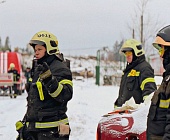 В депо Крюково состоялись пожарно-тактические учения