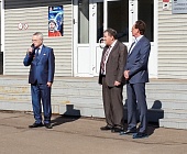 В День космонавтики префект Зеленограда выступил на митинге в АО «НПП ОПТЭКС»