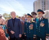 Сергей Собянин заложил парк 70-летия Победы