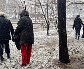 Снегопад не помешал жителям и коммунальщикам Силино потрудиться на субботнике